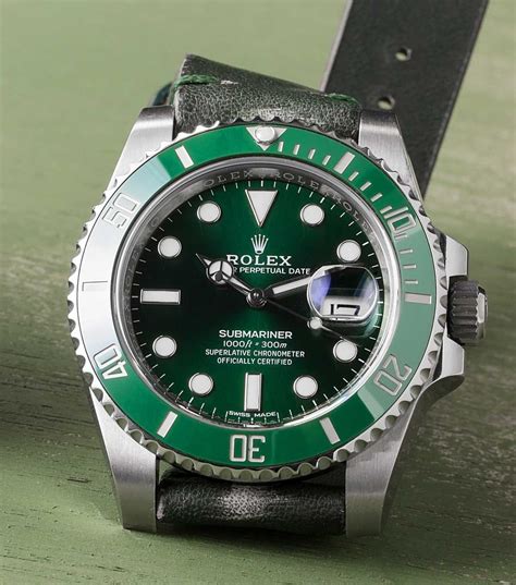 rolex hulk strap|Rolex 116610lv Hulk.